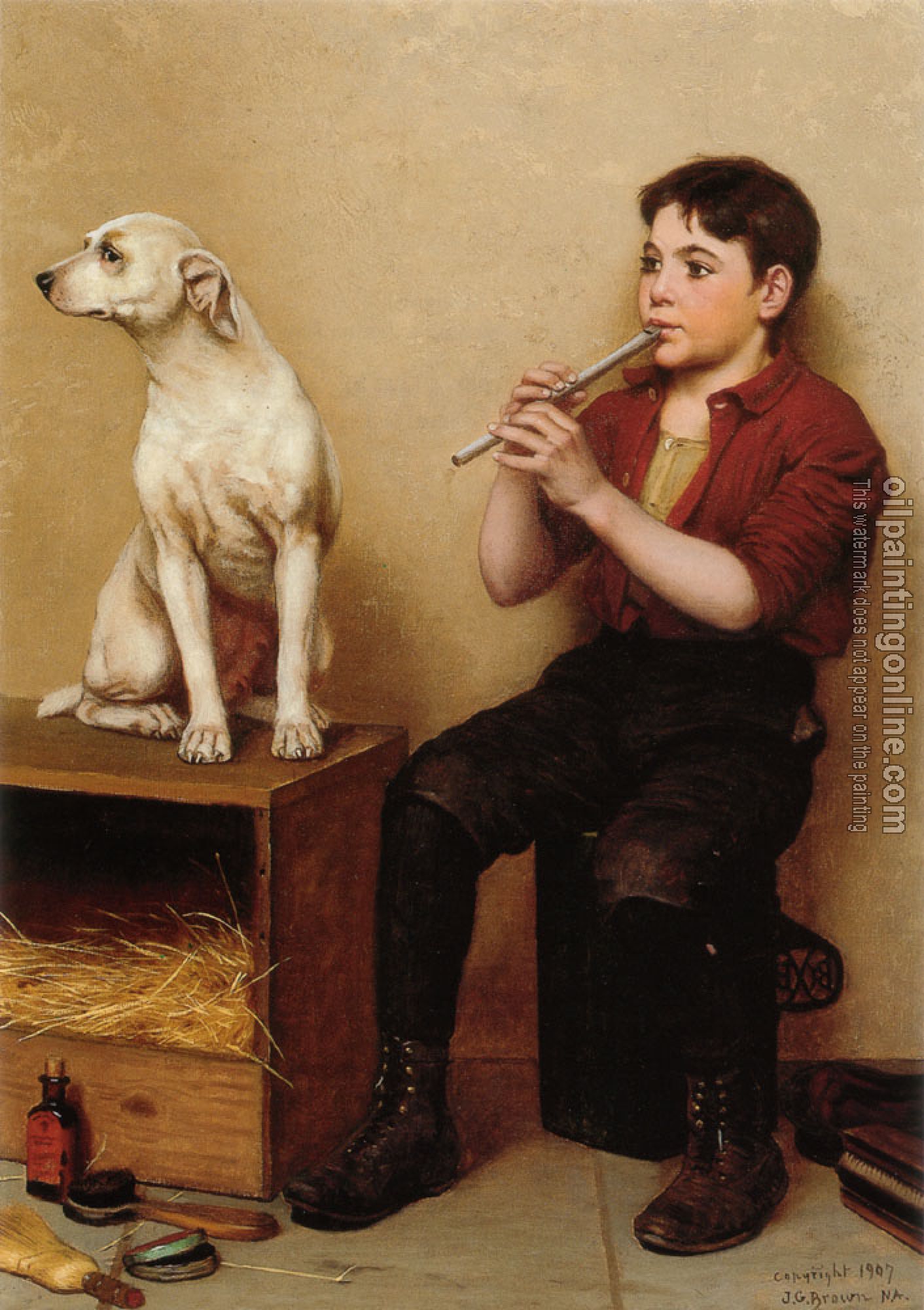 John George Brown - Music Hath No Charms